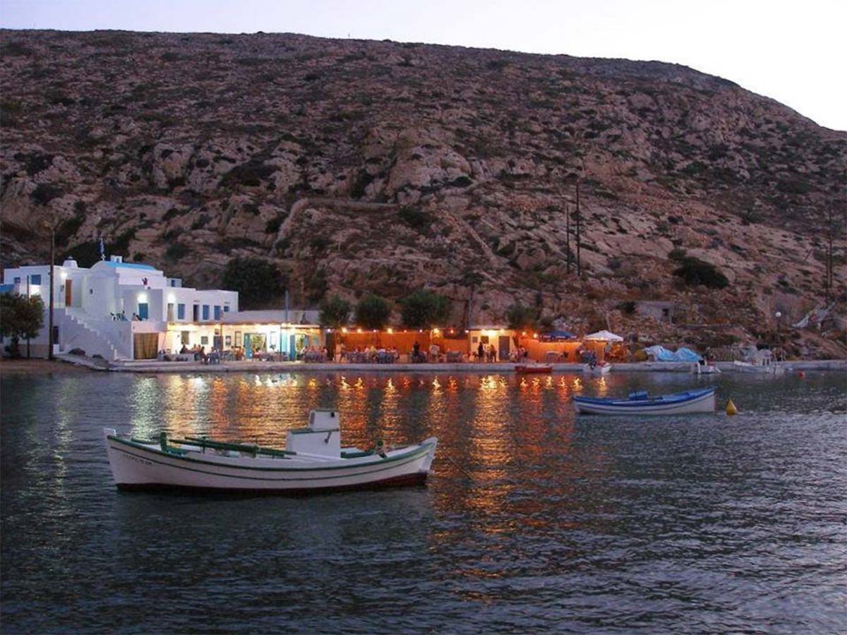 Fiskkrogen Fyssas, precis vid havet