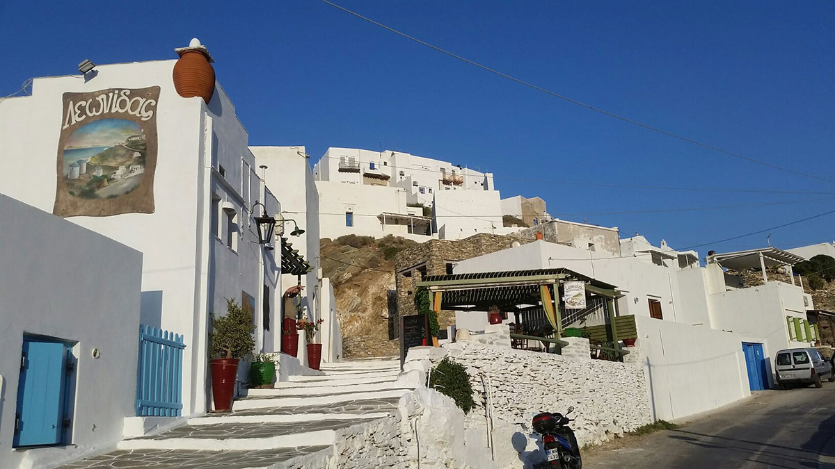 Leonidas restaurant, Kastro - Sifnos