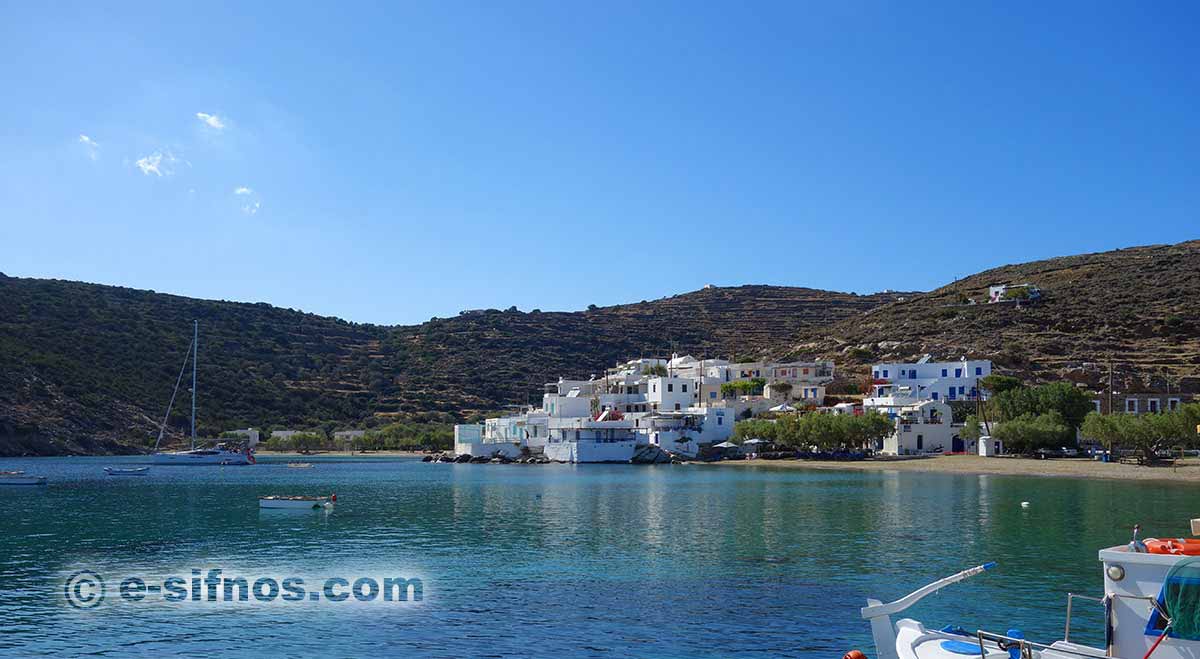 Stranden Faros på Sifnos