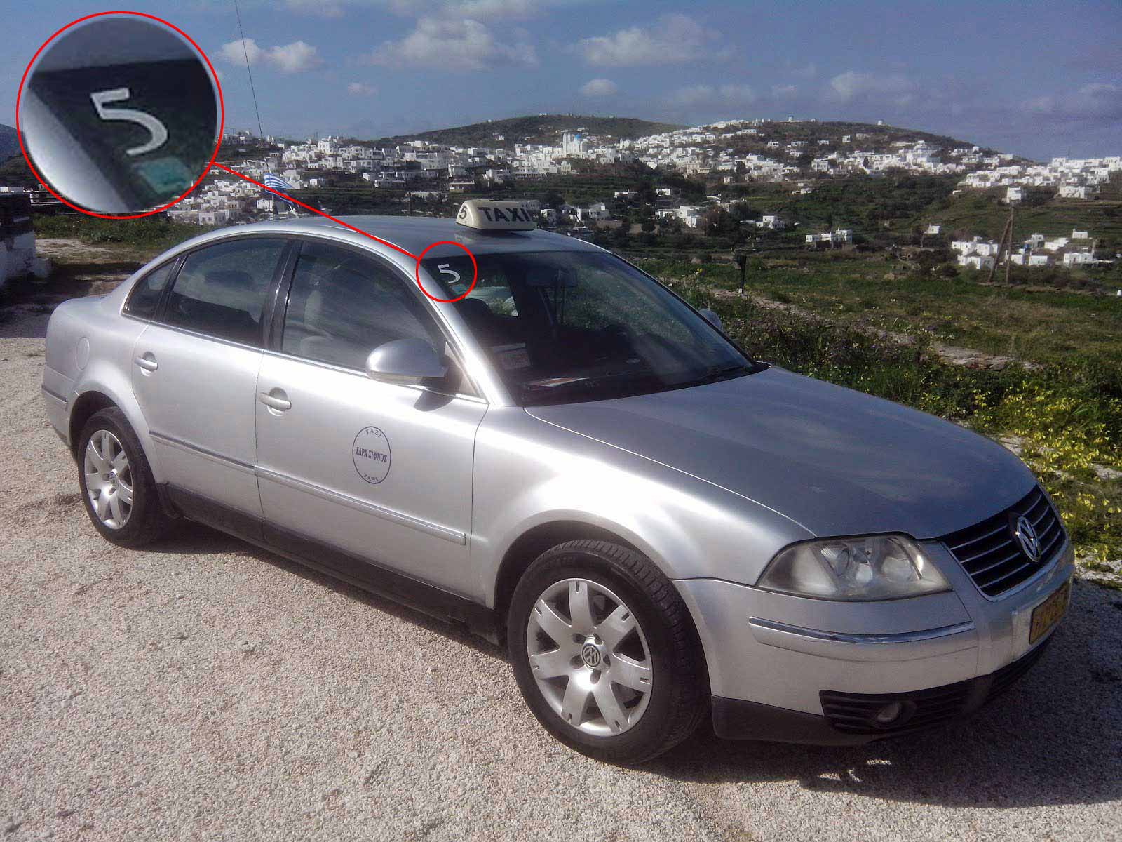 Taxi på Sifnos