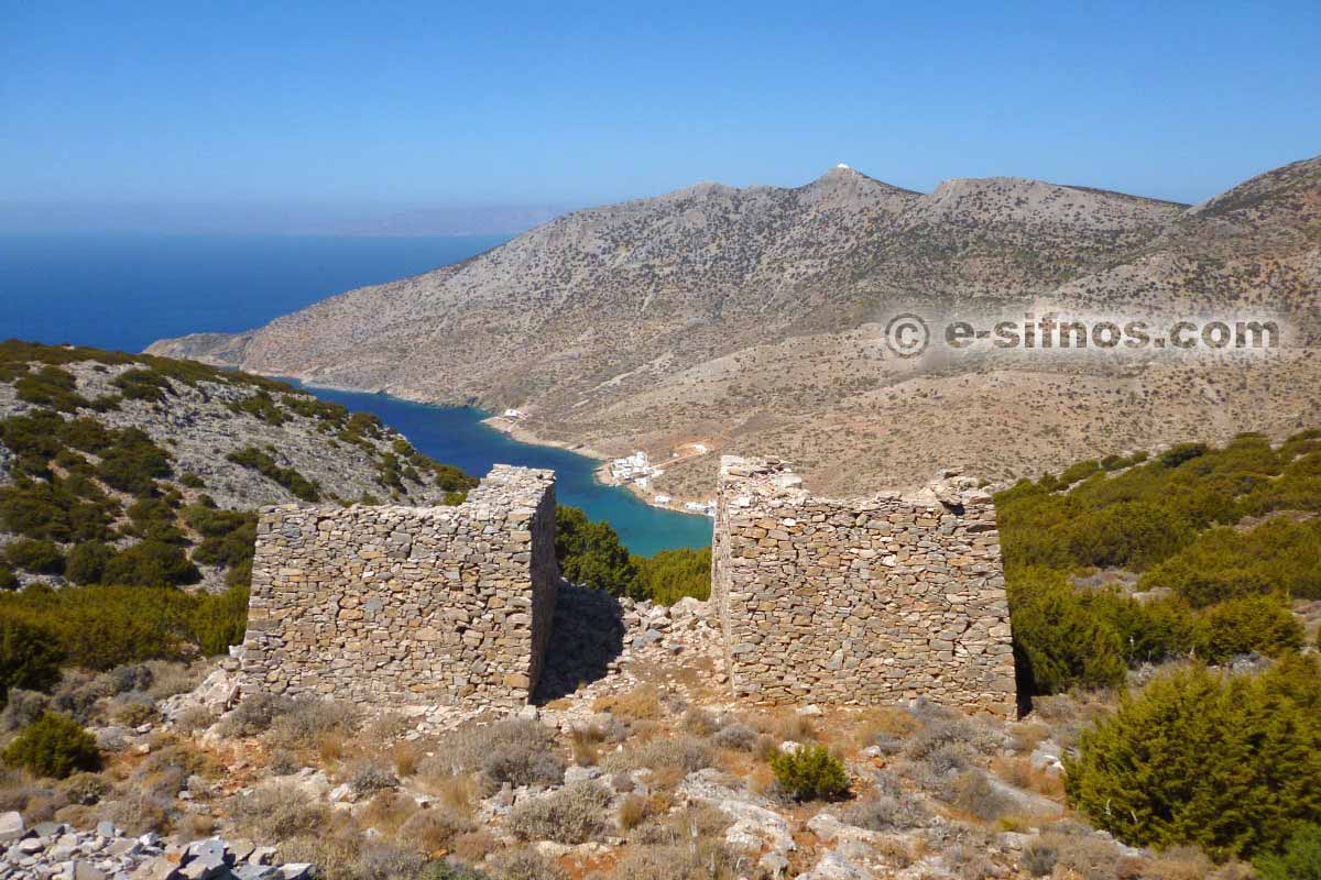 Anläggningar av antika gruvor på Sifnos