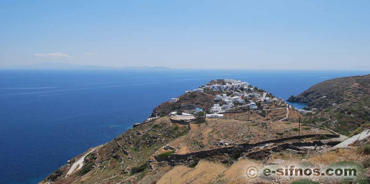Byn Kastro på Sifnos