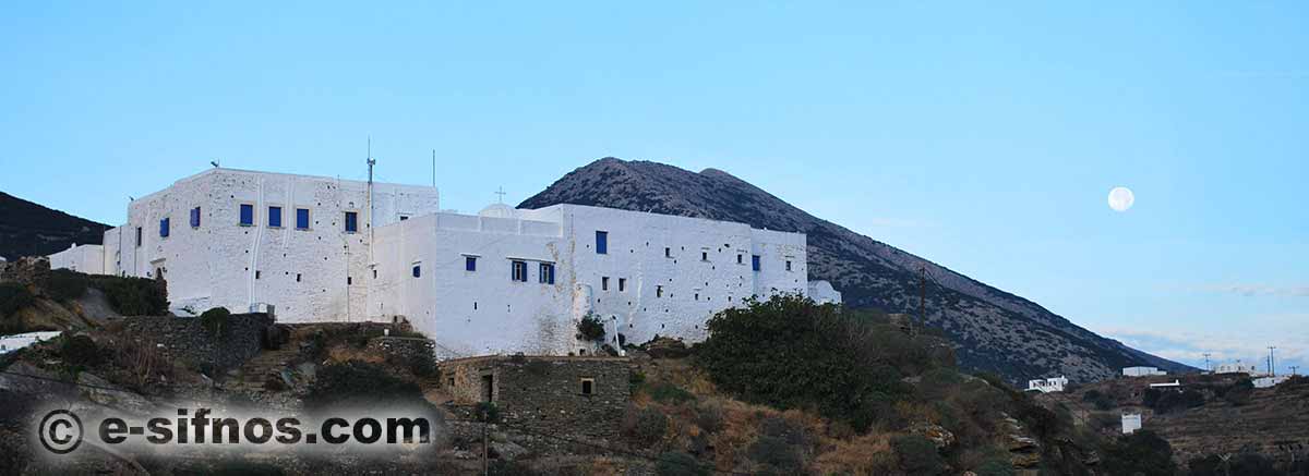 Kyrkan Panagia Vrissiani på Sifnos