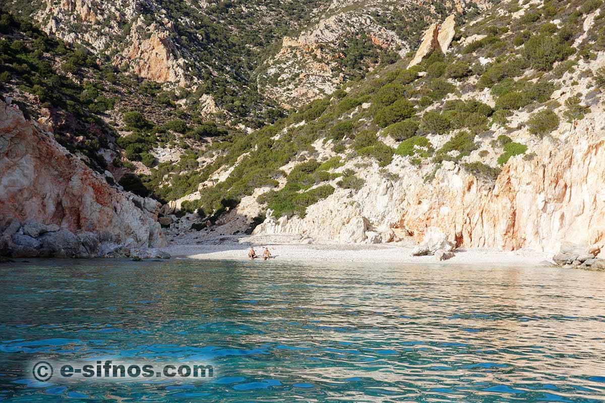 Strand på Polyaigos