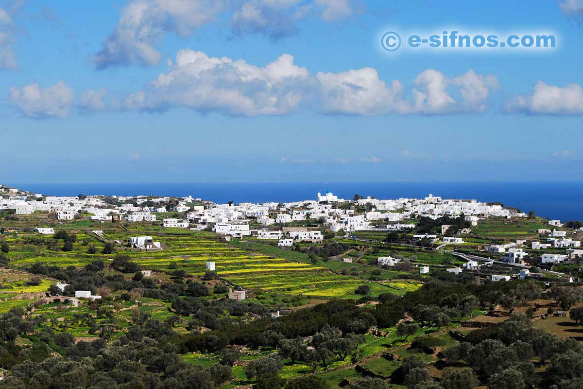 Vårlandskap på Sifnos