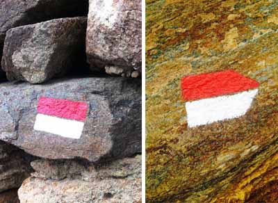 Starten på Profitis Ilias-leden på Sifnos
